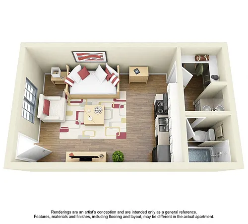 Floor plan Studio