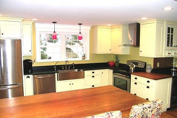 Cherry and Soapstone counters