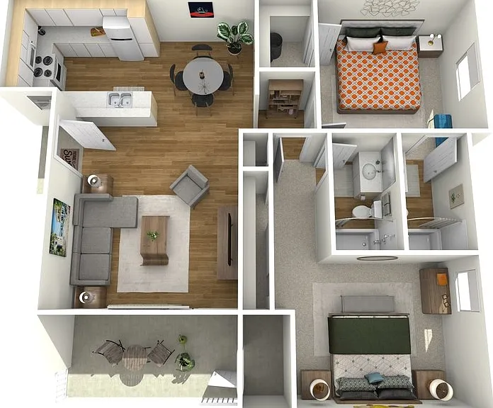 Floor Plan B Floorplan Diagram