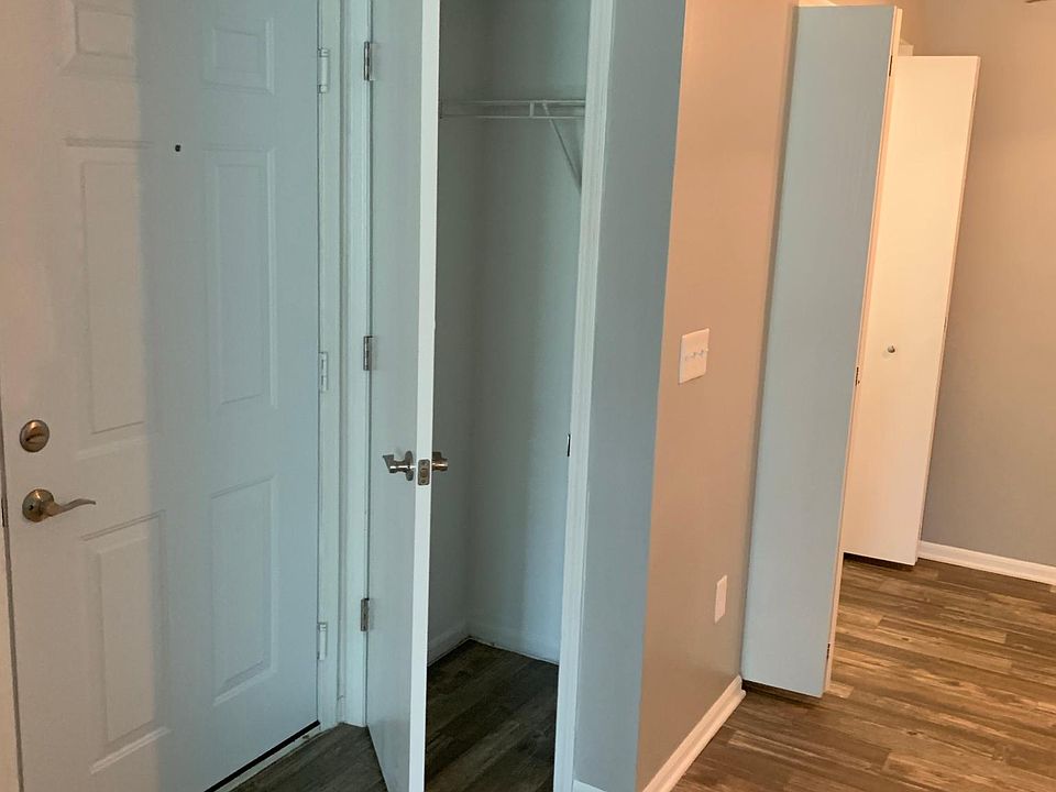 Front door with a coat closet right when you walk in.