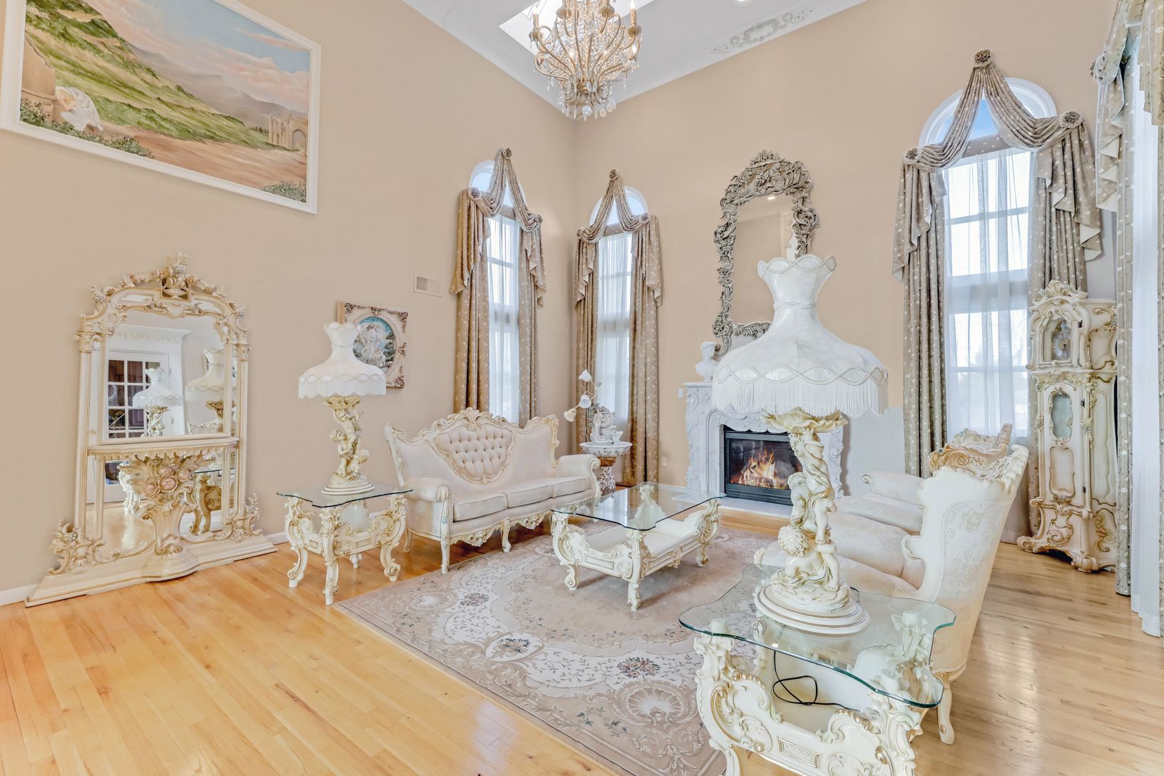  Grand Ballroom with Marble Glass Fireplace