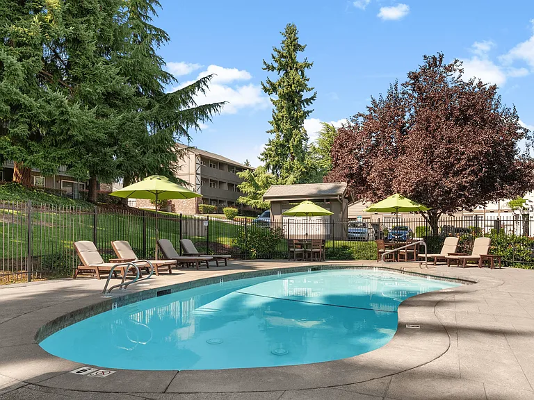 Enjoy poolside comfort under the sun.