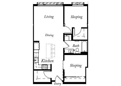 Floor plan B