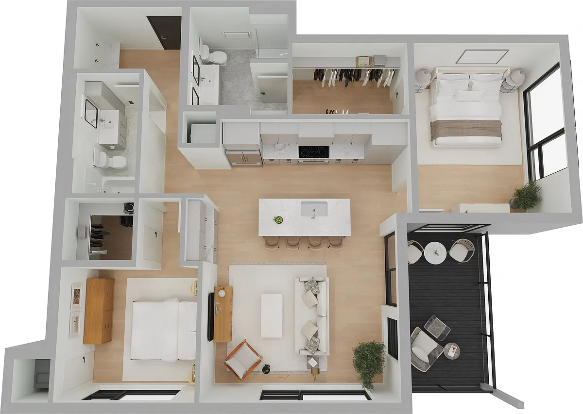 Floor plan 2C