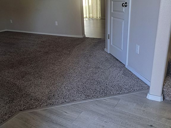 Entry with new flooring