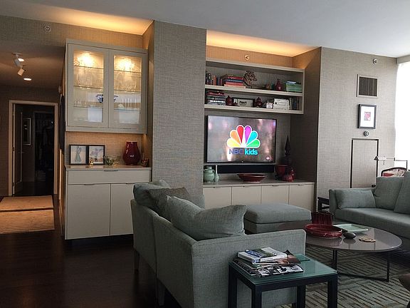 Custom lv rm cabs & lighting