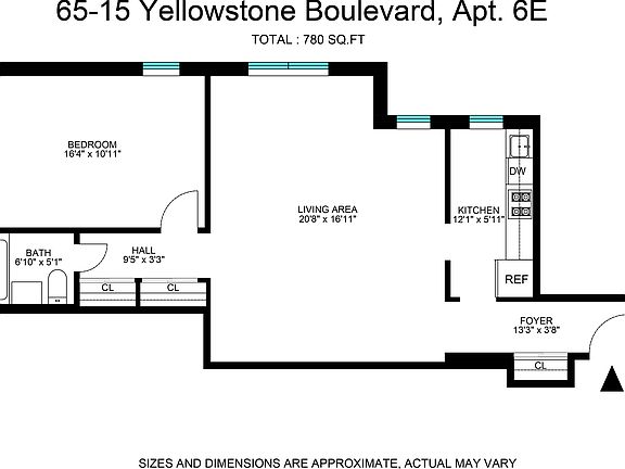 2nd image of 65-15 Yellowstone Blvd #6E