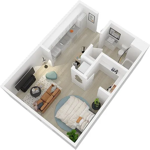Floor plan Edge Studio