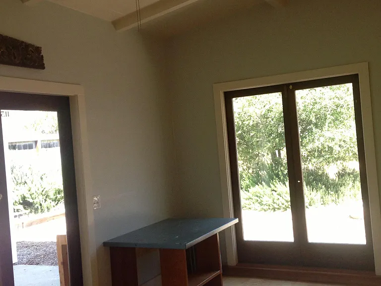 Bonus room/office facing back garden