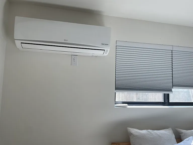 LG mini split system in each room