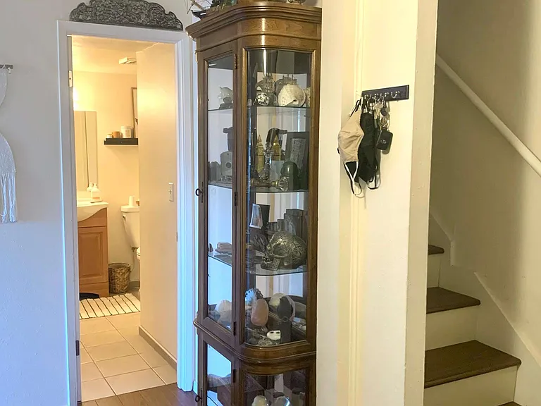 hallway, bathroom, internal staircase