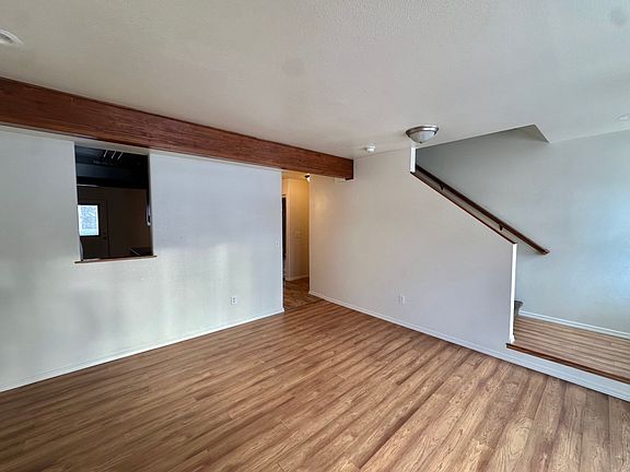 Living room looking at stairs