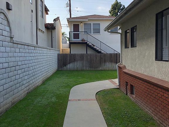 Side yard from the front