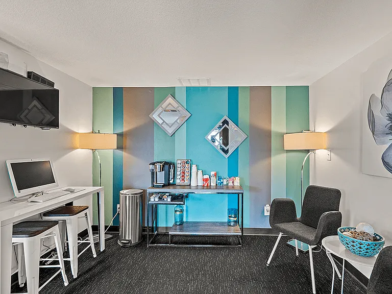 Business Center and Coffee Station