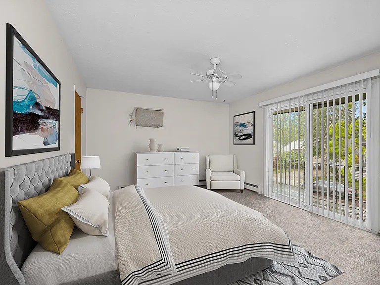 BR staged to show size and furniture arrangement options