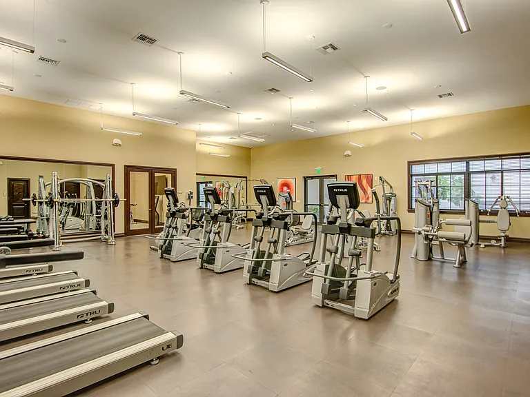 Enjoy one of two fitness centers