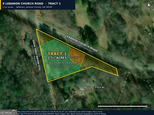 0 Lebanon Church Rd Tract 1, Jefferson, GA 30549