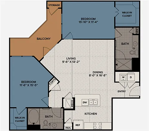 Floor plan B3