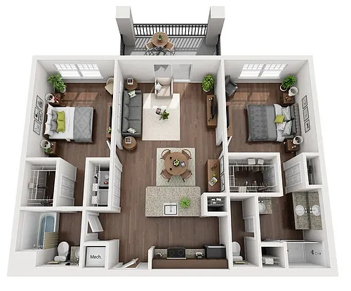 Floor plan B22