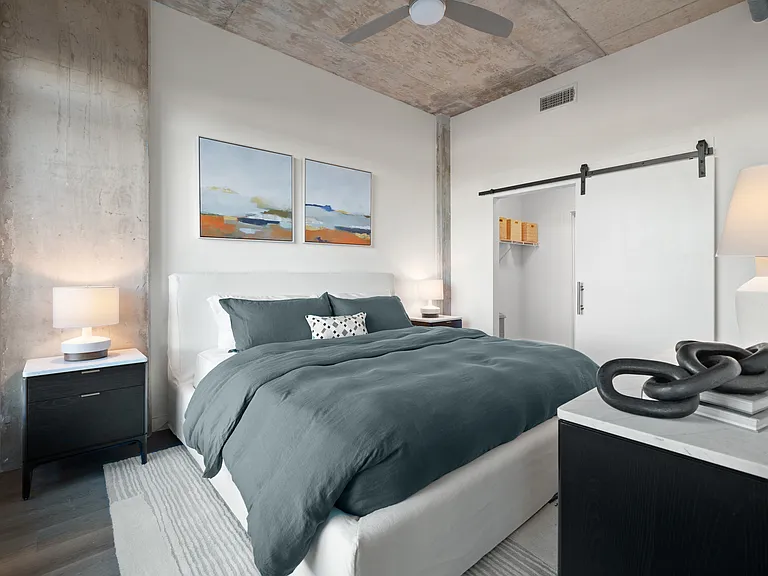 One Rangers Way bedroom in Arlington, Texas