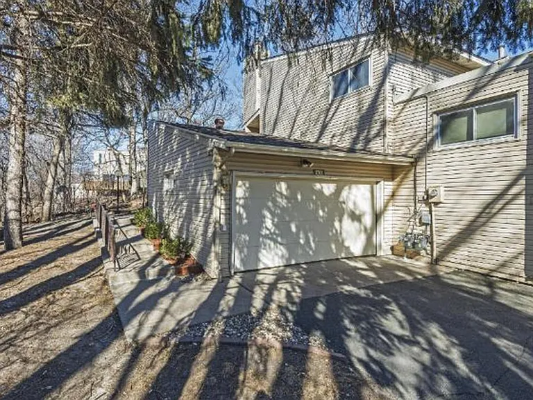 Attached, two-car garage.