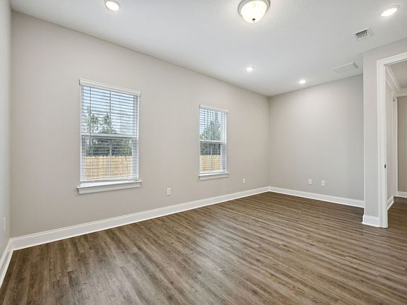 Primary bedroom in the Brooks floorplan at a Meritage Homes community in Gulfport, MS.