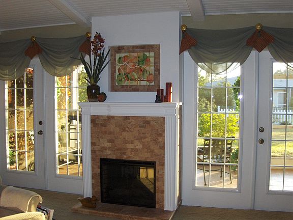 Centerpiece of the great room. French doors lead to 30 x 10 foot lanai.