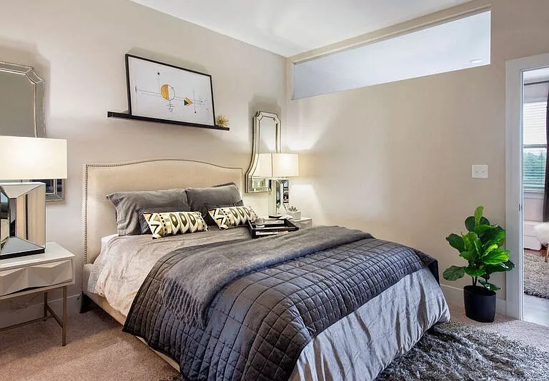 Guest Bedrooms with Glass Inserts