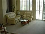 Family room with shutters