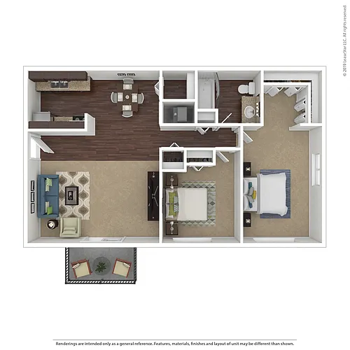 Floor plan 2 X 1