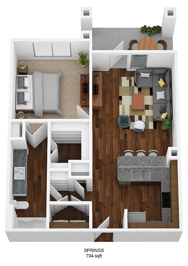 Floor plan A1D-S