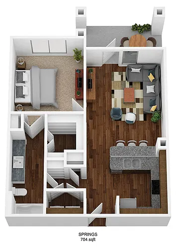Floor plan A1D-S