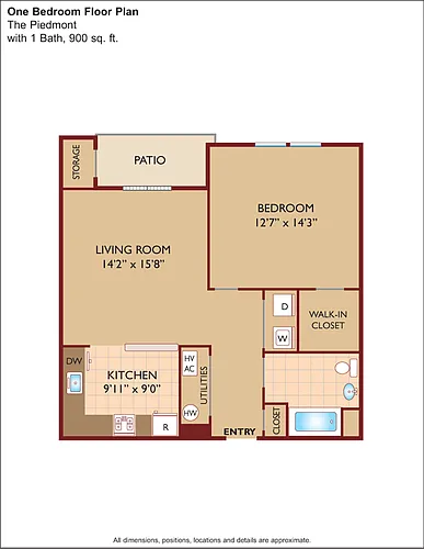 Floor plan $2.99/sq.ft. - The Piedmont