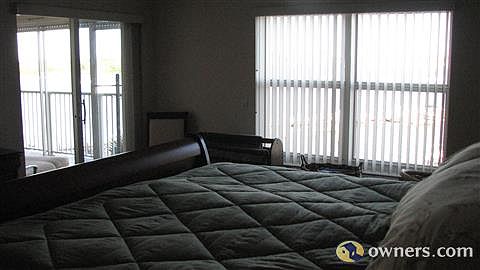 Large Master with walkout to Patio