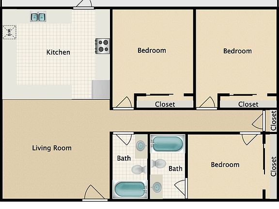2nd image of 946 S Anza St #52