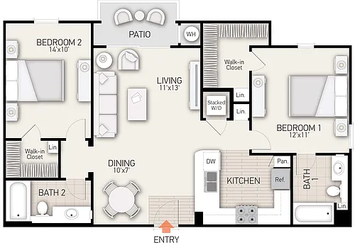 Floor plan Plan H