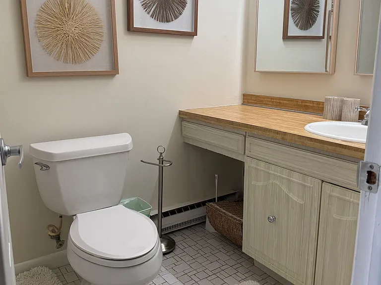 Hall bathroom with tub/shower