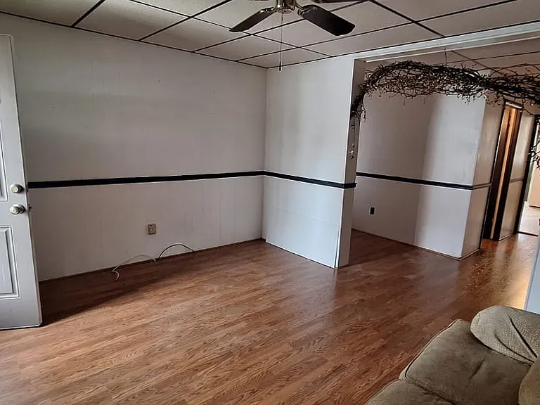 Living room and front door