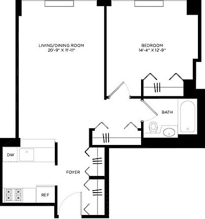 2nd image of 601 W 57th St APT 26S