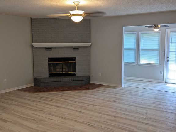 Family room fireplace
