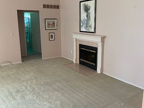 Family room fireplace