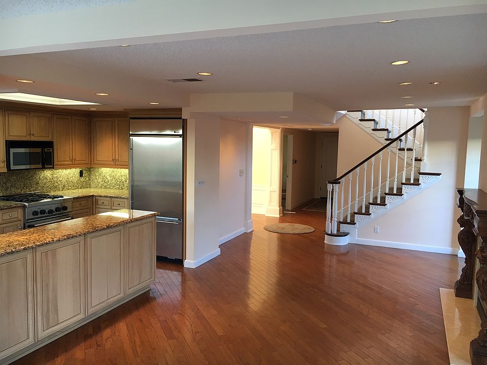 kitchen and family room