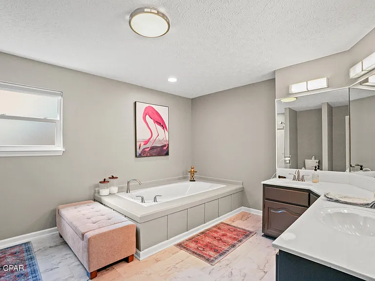 Master bedroom with large walk in closet.