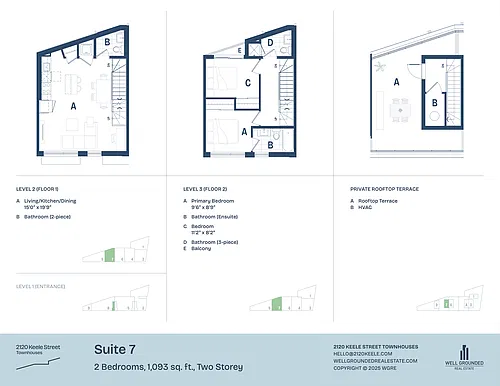 Floor plan 2 Bedroom (Coming Soon) 2 Bed 2.5 Bath 3