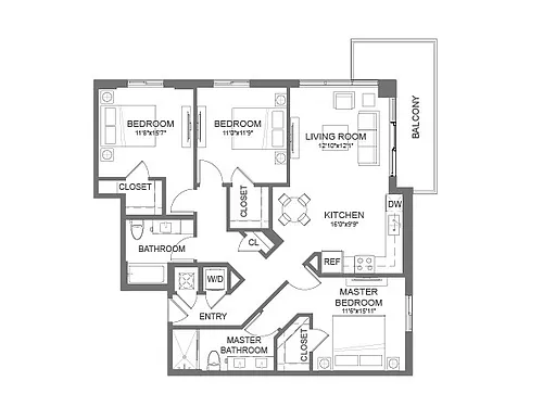Floor plan C1