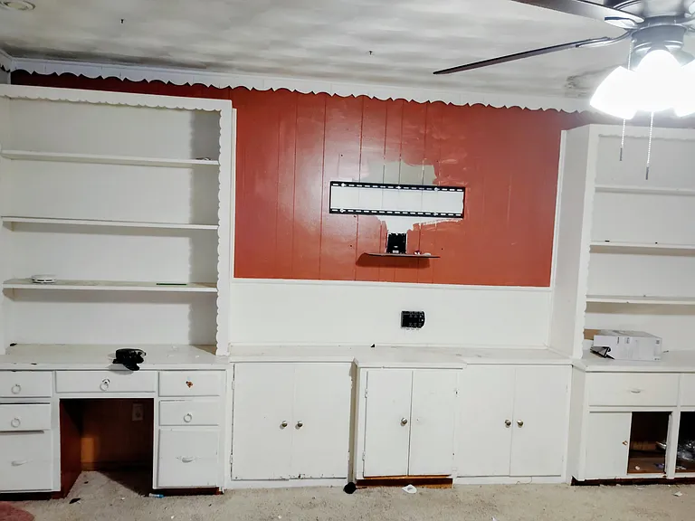 Den Built in Shelving