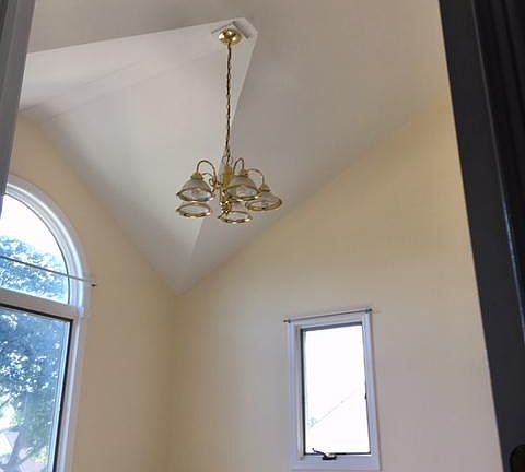 Walk In Closet with Attic For Storage