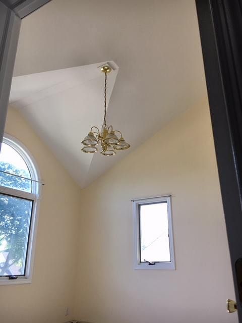 Walk In Closet with Attic For Storage