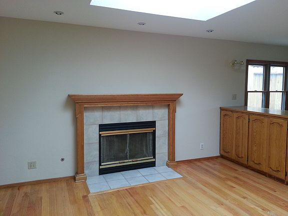 Skylight and Fireplace