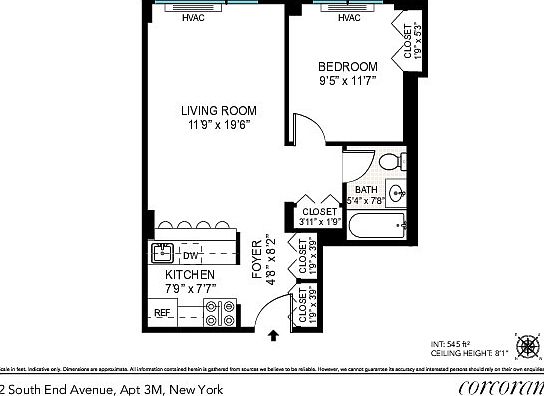 2nd image of 2 S End Ave APT 3M